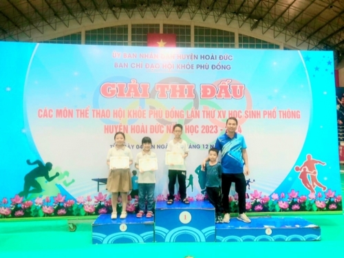 Thành tích của đội tuyển cờ vua tại Hội khỏe phù đổng cấp Huyện