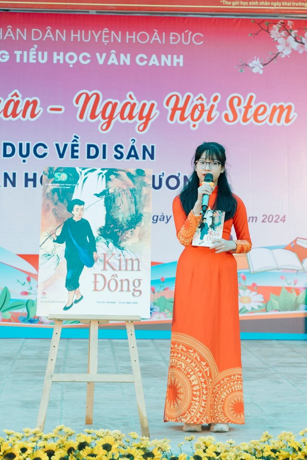 Hội sách xuân - Ngày hội Stem - Giáo dục di sản văn hóa địa phương năm học 2023 - 2024