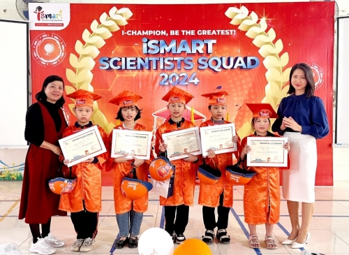 Ismarters trường Tiểu học Vân Canh tranh tài - giải đấu Scientists Squad 2024