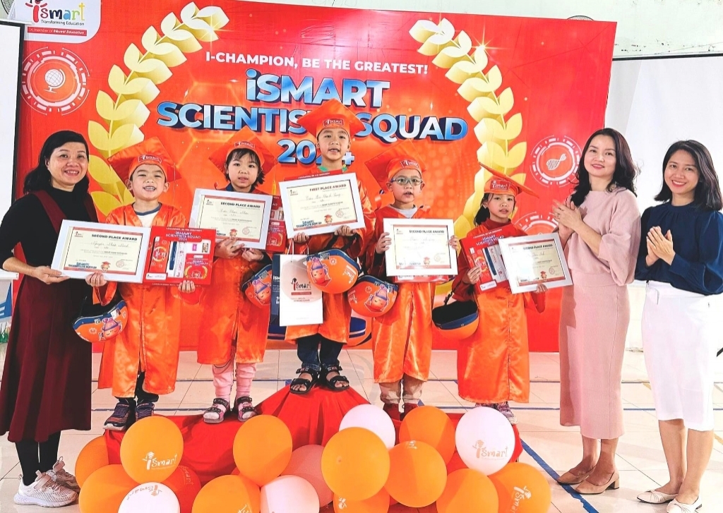 Ismarters trường Tiểu học Vân Canh tranh tài - giải đấu Scientists Squad 2024