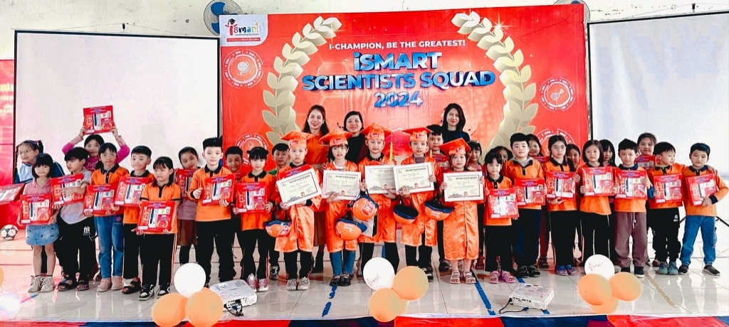 Ismarters trường Tiểu học Vân Canh tranh tài - giải đấu Scientists Squad 2024