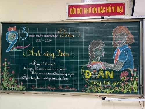 Chi đoàn trường với hội thi \