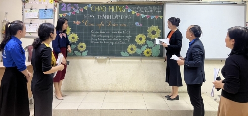 Chi đoàn trường với hội thi \