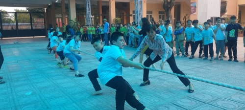 Ngày hội thiếu nhi vui khỏe trường Tiểu học Vân Canh.