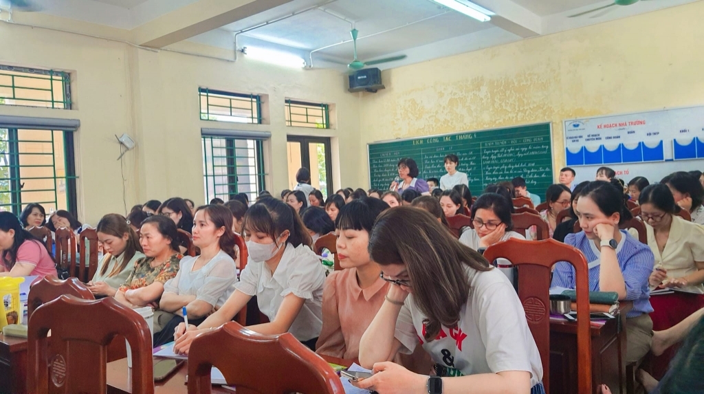 Trường Tiểu học Vân Canh thực hiện thành công chuyên đề Tiếng Anh cấp huyện