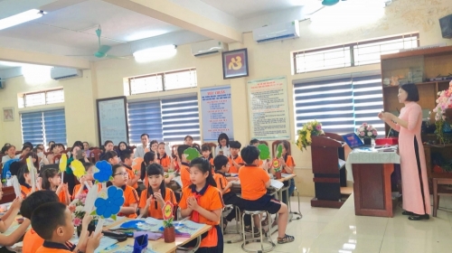 Trường Tiểu học Vân Canh thực hiện thành công chuyên đề Tiếng Anh cấp huyện