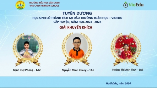 Kết quả Đấu trường Toán học VioEdu cấp huyện năm học 2023 - 2024