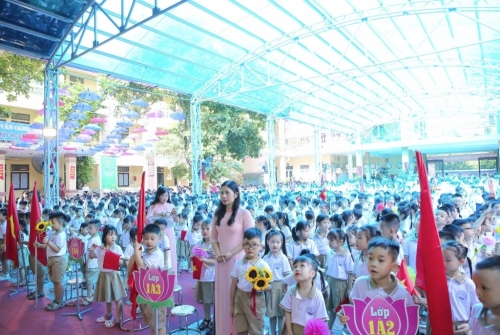Trường tiểu học Vân Canh tổ chức khai giảng năm học mới 2024-2025