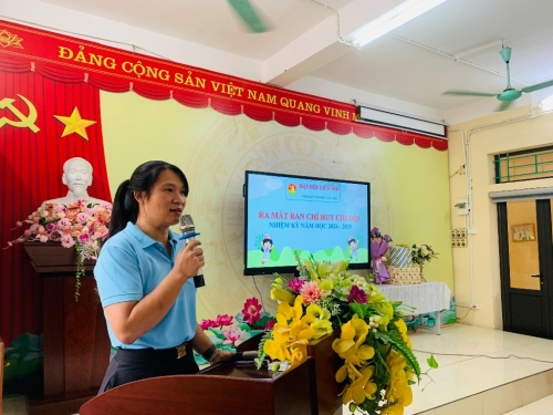 Đại hội Liên Đội trường Tiểu học Vân Canh năm học 2024-2025