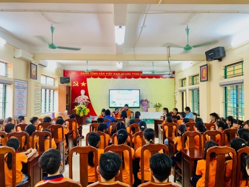Đại hội Liên Đội trường Tiểu học Vân Canh năm học 2024-2025