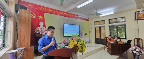 Đại hội Liên Đội trường Tiểu học Vân Canh năm học 2024-2025