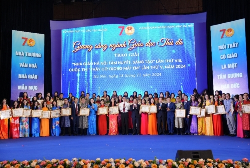 Nhà giáo Tạ Thị Vui đạt giải thưởng \