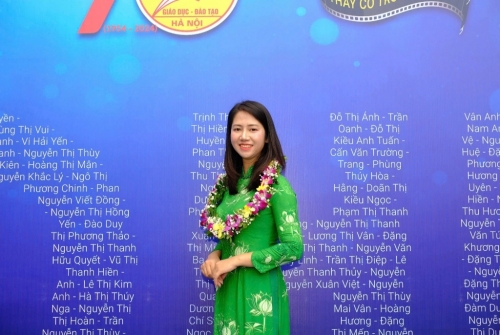 Nhà giáo Tạ Thị Vui đạt giải thưởng \