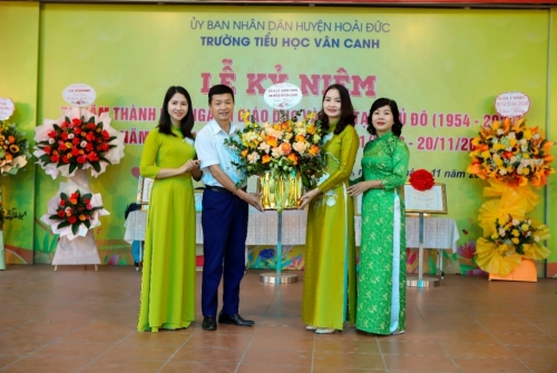 Trường Tiểu học Vân Canh tổ chức kỷ niệm ngày Nhà giáo Việt Nam 20/11