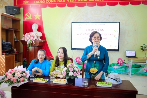 Trường Tiểu học Vân Canh tổ chức kỷ niệm ngày Nhà giáo Việt Nam 20/11