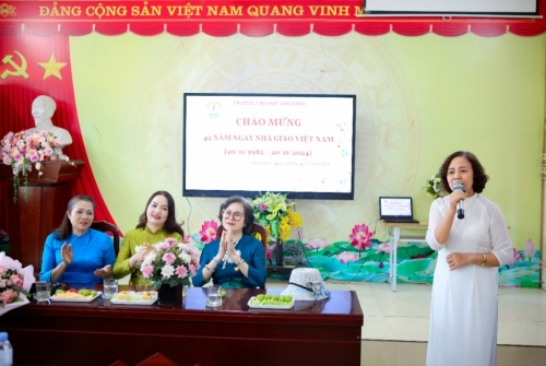 Trường Tiểu học Vân Canh tổ chức kỷ niệm ngày Nhà giáo Việt Nam 20/11