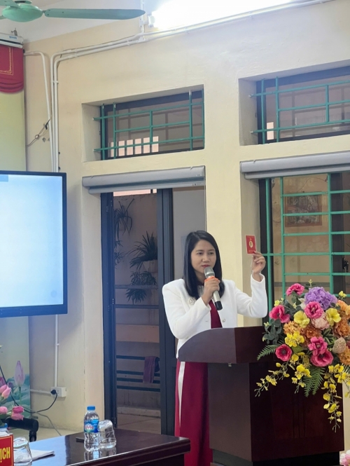 Chi bộ Trường Tiểu học Vân Canh tổ chức Đại hội nhiệm kỳ 2024 - 2027