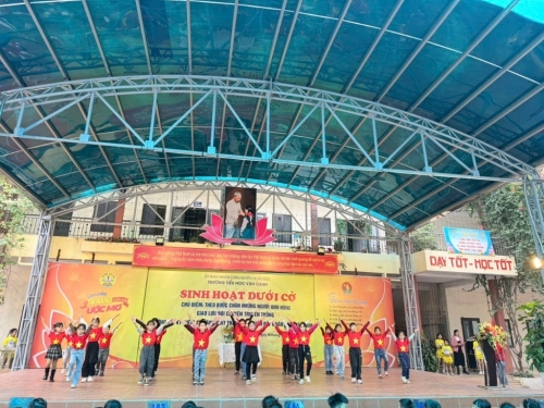 Trường Tiểu học Vân Canh tổ chức giao lưu, nói chuyện nhân kỷ niệm 80 ngày TL QĐND Việt Nam 22/12
