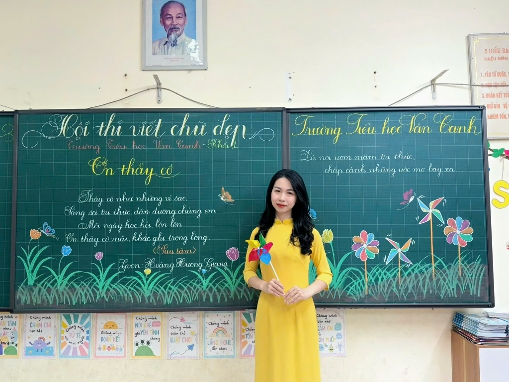 Hội thi "Viết chữ đẹp" năm học 2024 - 2025