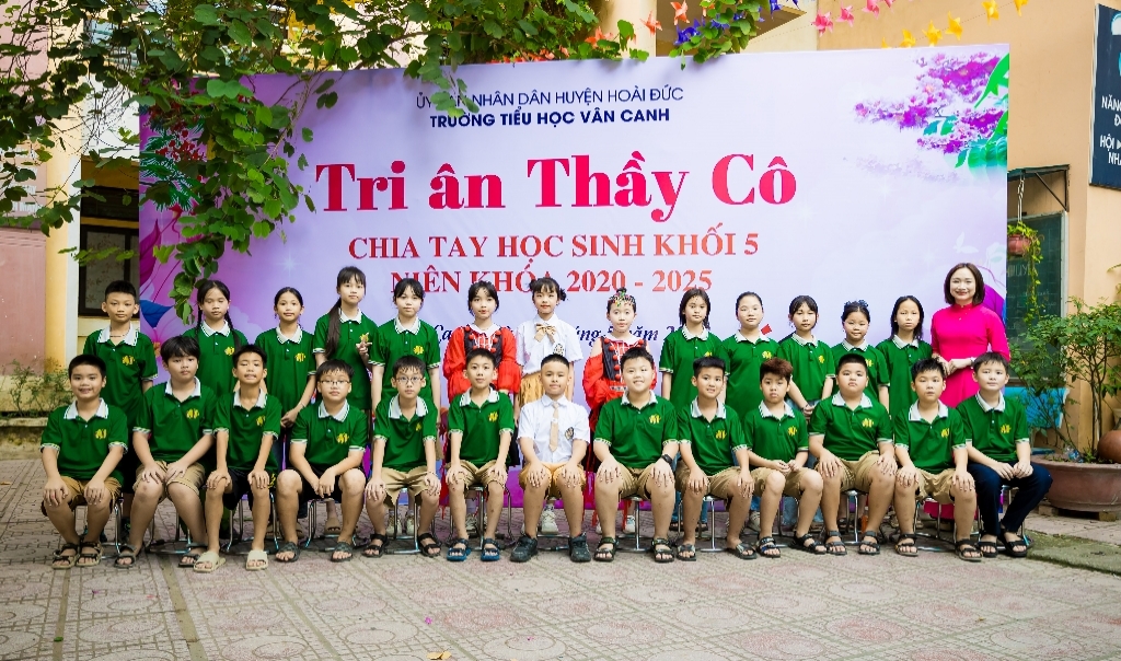 Lời chia tay học sinh lớp 5, niên khóa 2020 - 2025