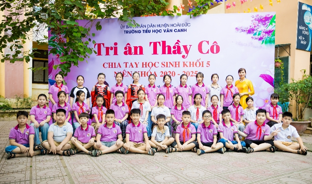 Lời chia tay học sinh lớp 5, niên khóa 2020 - 2025