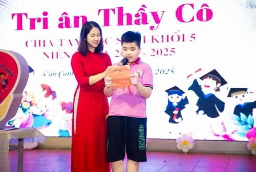 Lời chia tay học sinh lớp 5, niên khóa 2020 - 2025