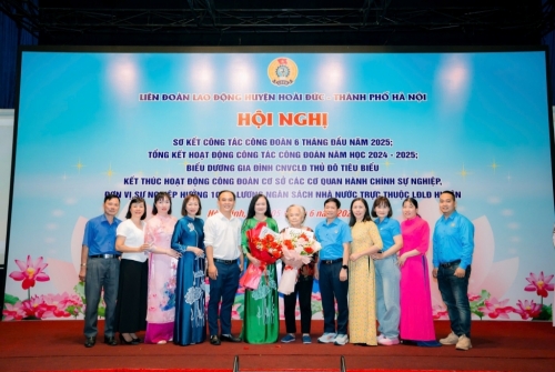 Công đoàn trường Tiểu học Vân Canh và những thành tích trước khi kết thúc hoạt động công đoàn cơ sở