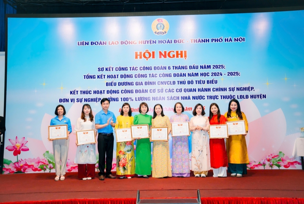 Công đoàn trường Tiểu học Vân Canh và những thành tích trước khi kết thúc hoạt động công đoàn cơ sở