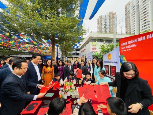 Tiểu học Vân Canh xây dựng \