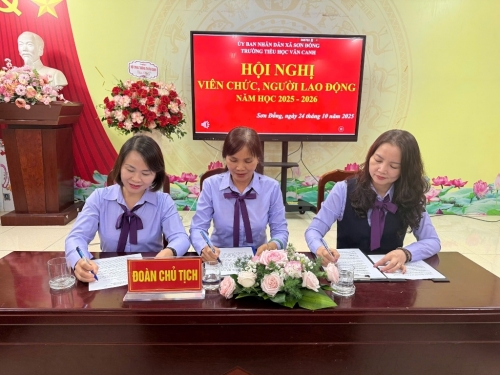 Hội nghị viên chức, người lao động năm học 2025-2026