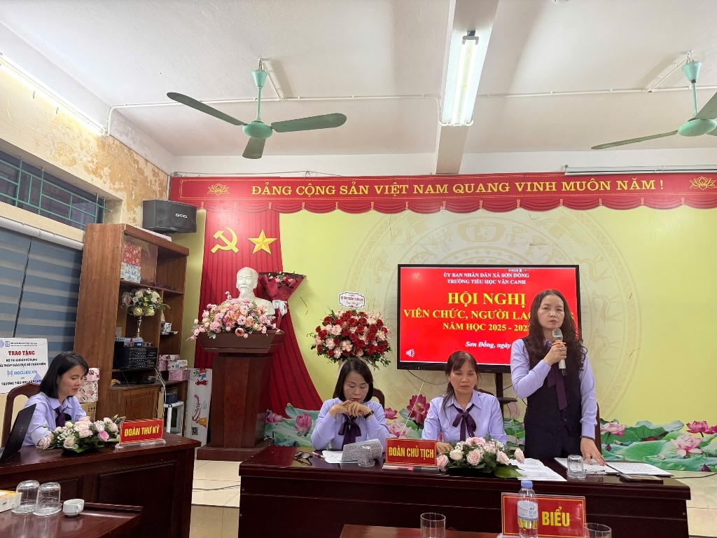 Hội nghị viên chức, người lao động năm học 2025-2026