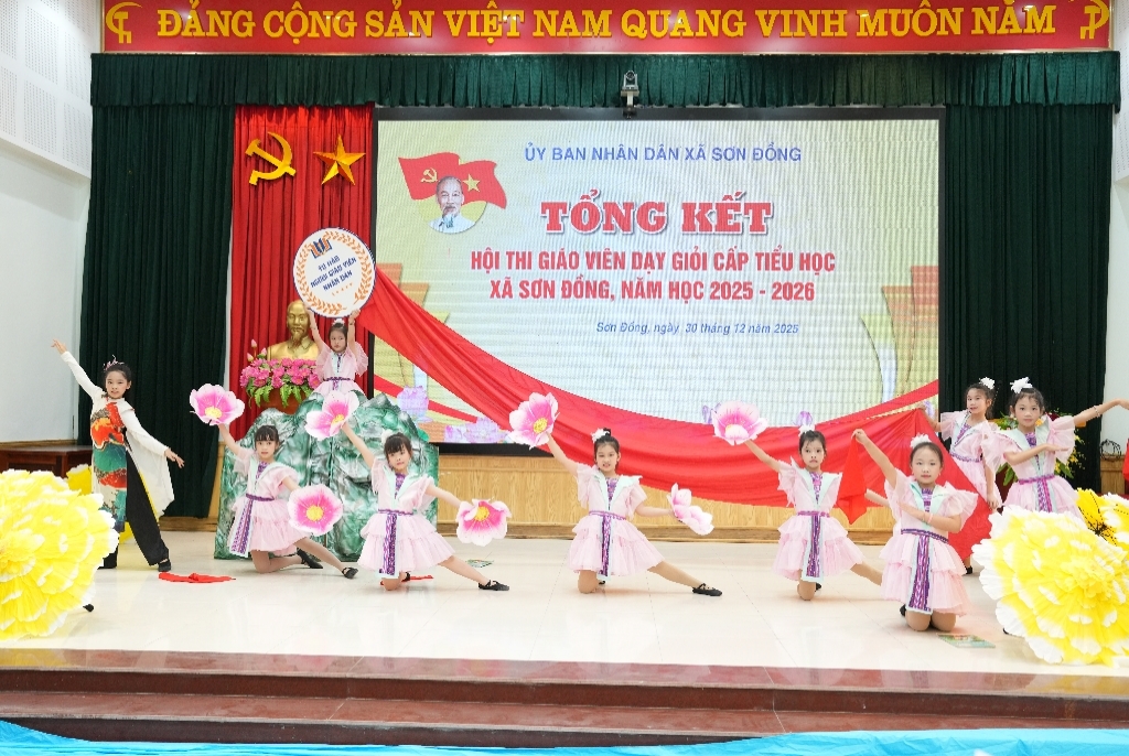Trường Tiểu học Vân Canh đạt thành tích cao tại hội thi Giáo viên giỏi cấp tiểu học xã Sơn Đồng