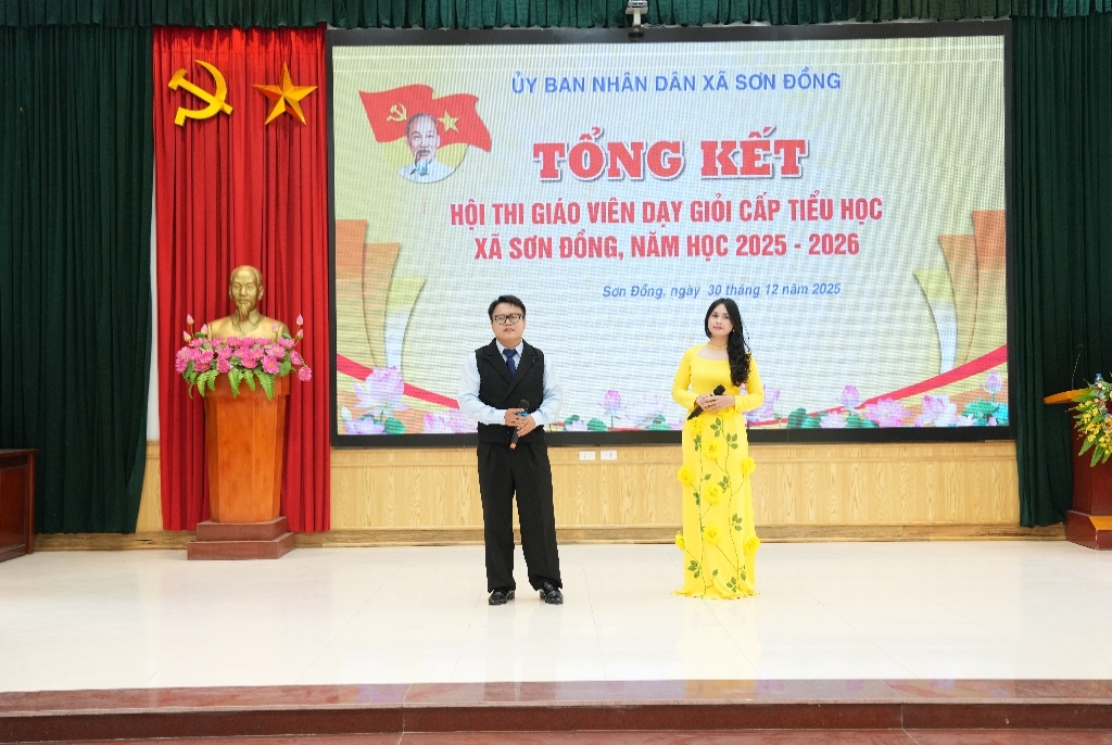 Trường Tiểu học Vân Canh đạt thành tích cao tại hội thi Giáo viên giỏi cấp tiểu học xã Sơn Đồng