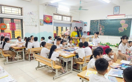 Giáo viên trường Tiểu học Vân Canh tham dự hội thi Giáo viên giỏi xã Sơn Đồng (Đợt 2)