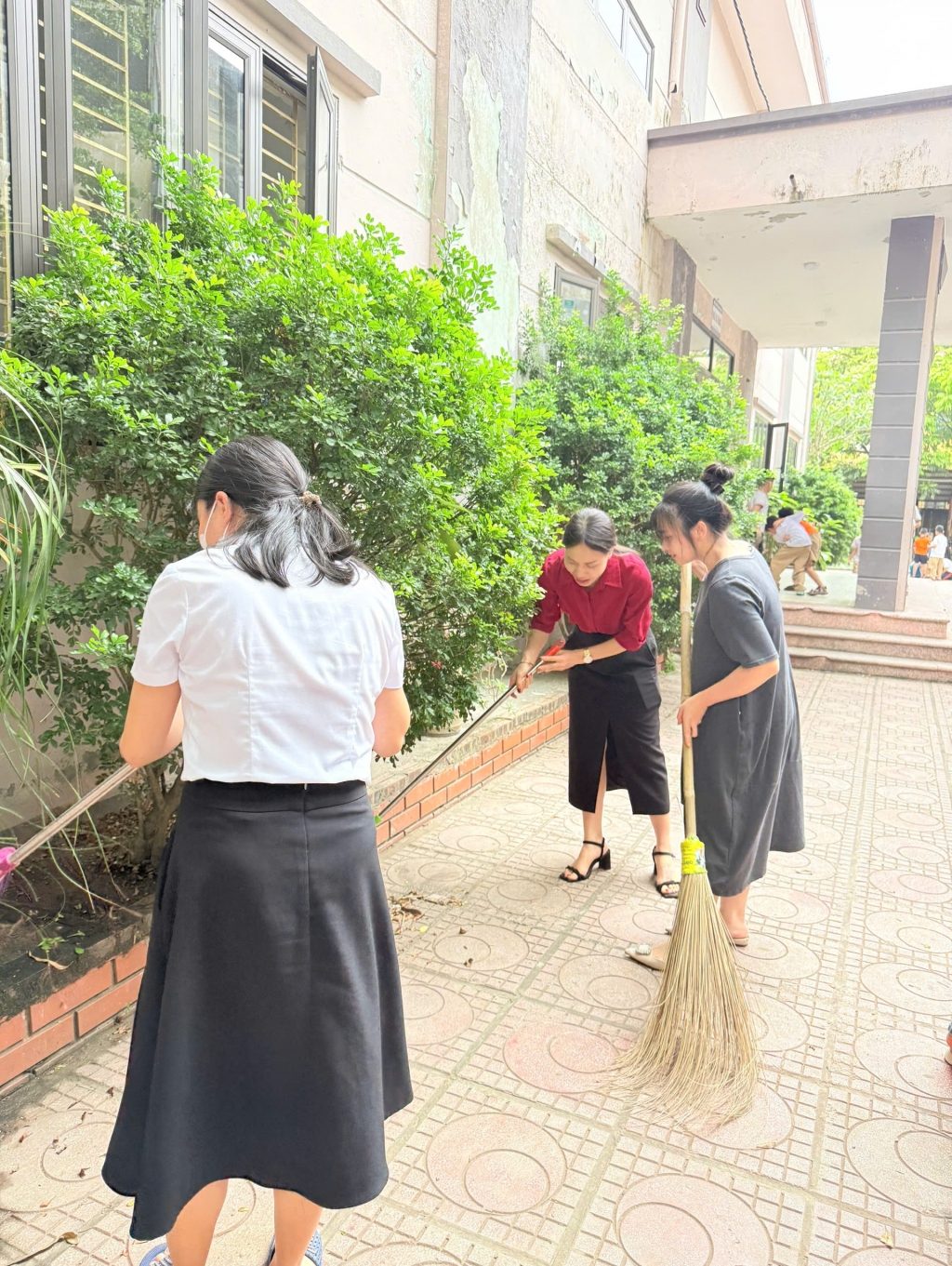Trường Tiểu học ân Canh với phong trào Sáng - Xanh - Sạch - Đẹp
