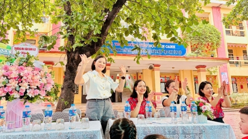 Chào đón các thiên thần nhỏ của trường Mầm non Vân Canh A, B đến thăm quan, trải nghiệm