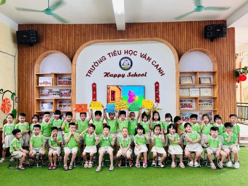 Chào đón các thiên thần nhỏ của trường Mầm non Vân Canh A, B đến thăm quan, trải nghiệm