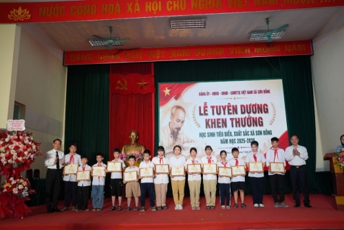 Tự hào những học sinh tiêu biểu của trường Tiểu học Vân Canh