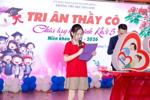 Chia tay học sinh lớp 5, niên khóa 2021-2026