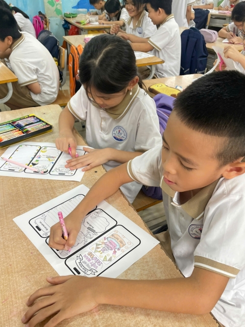 Ngày 20-10: Tri ân và tôn vinh phụ nữ Việt Nam của cô trò lớp 4A3 Trường Tiểu học Vân Canh