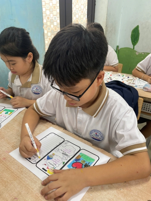 Ngày 20-10: Tri ân và tôn vinh phụ nữ Việt Nam của cô trò lớp 4A3 Trường Tiểu học Vân Canh