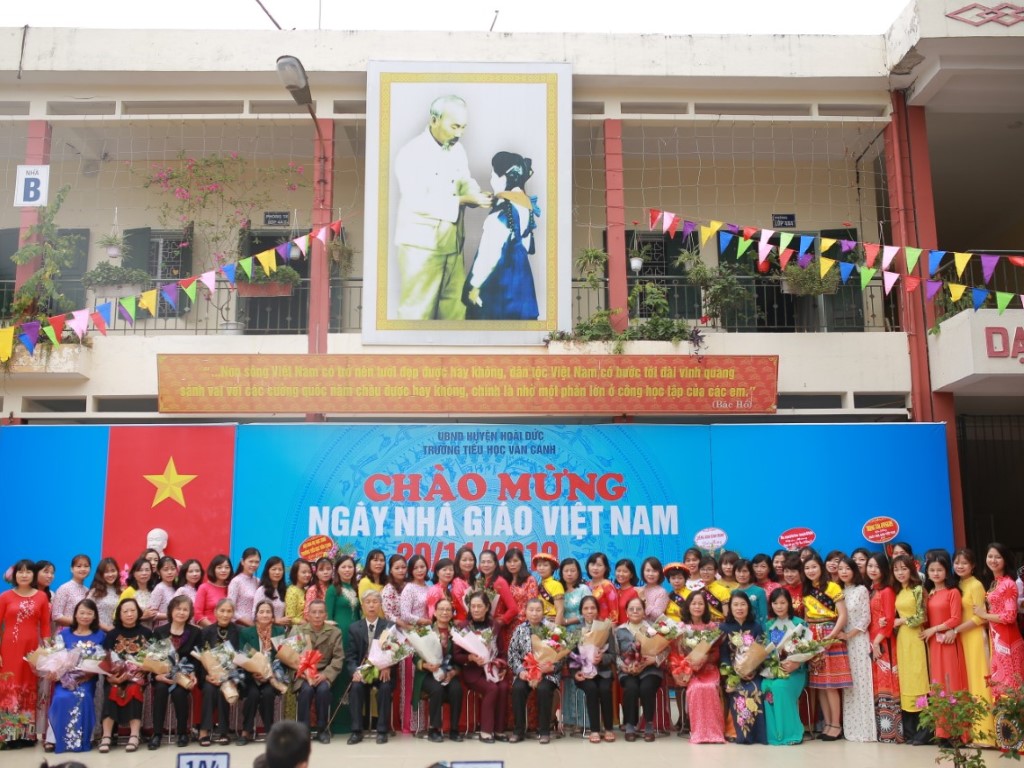 Ngày nhà giáo Việt Nam tại Trường Tiểu học Vân Canh