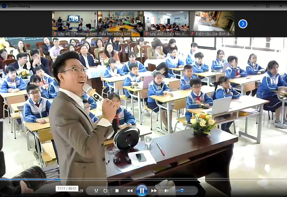 Trường Tiểu học Vân Canh tổ chức Chuyên đề giáo dục lịch sử địa phương: