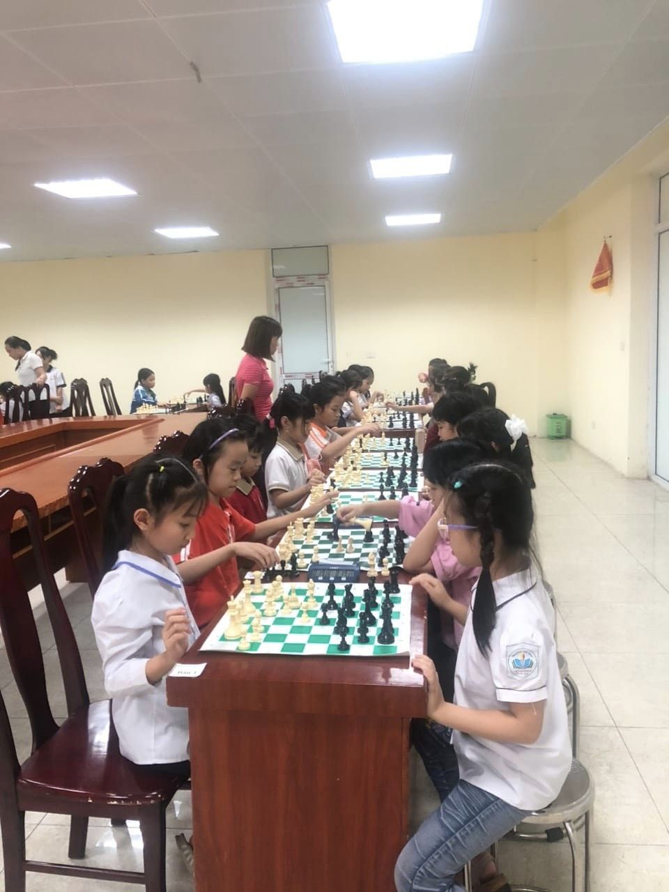 Thành tích ấn tượng của đội tuyển cờ vua trường Tiểu học Vân Canh tại Hội khỏe phù đổng cấp Huyện