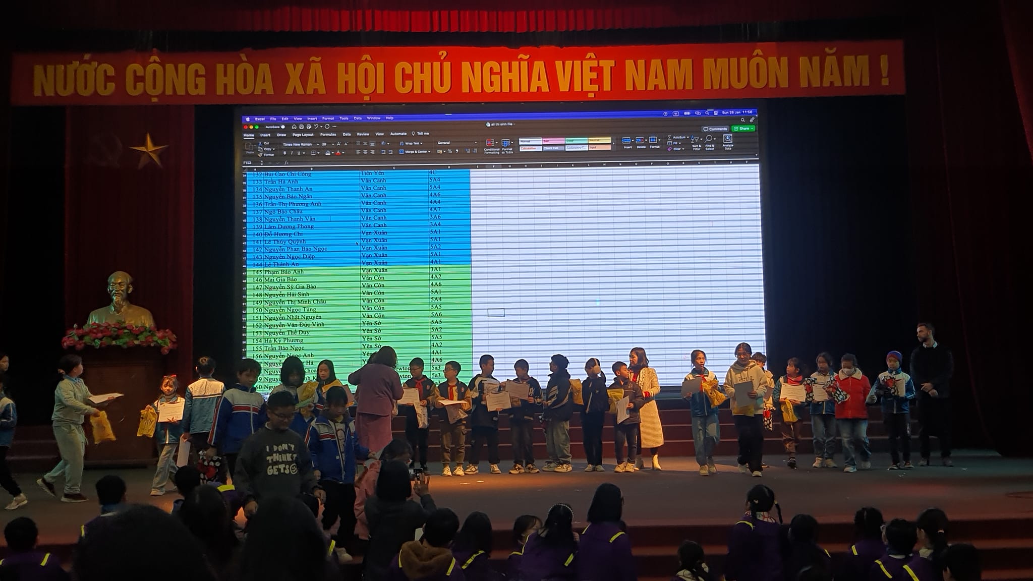  Học sinh trường Tiểu học Vân Canh tham gia vòng SK cuộc thi Olympic Tiếng Anh và CK sân chơi Hoa trạng nguyên cấp TH